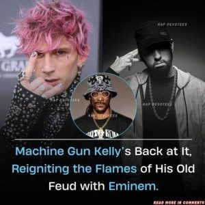 "I really laugh when I see young rappers saying they can sm0ke Eminem, Em takes no sh!t" Before you think of dîssiñg Eminem, Remember what he did to MGK. He gave MGK a Cáreér and end it ~ Snoop Dogg