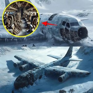 Congelado en el tiempo: un avión antiguo atrapado en el hielo genera debate | ¿Invento perdido o misterio de viaje en el tiempo?