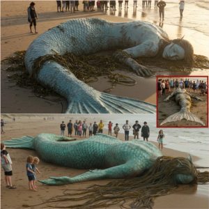 La playa bulle cuando una sirena gigante aparece repentinamente. Su origen sigue siendo un misterio. ¿Podría ser un presagio del océano?