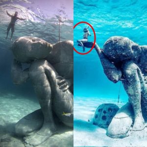 La estatua submarina más grande del mundo: “Ocean Atlas” en las Bahamas