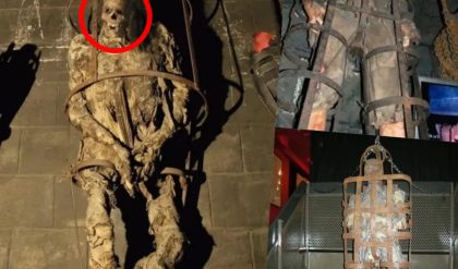 Impresionante descubrimiento: los arqueólogos desentierran un esqueleto completamente vestido en Rumania