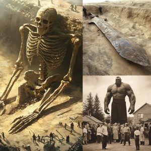 Descubren en América del Norte un esqueleto humano gigante de más de 3 metros de altura y pertenencias de un antiguo guerrero, lo que revela una civilización perdida.