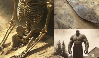 Descubren en América del Norte un esqueleto humano gigante de más de 3 metros de altura y pertenencias de un antiguo guerrero, lo que revela una civilización perdida.